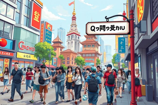 Иностранцы на улице Qinzhou (钦州市), Guangxi (广西壮族自治区), для групп WeChat