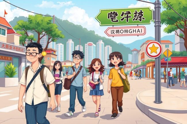 Иностранцы на улице Qionghai (琼海市),海南, для WeChat групп